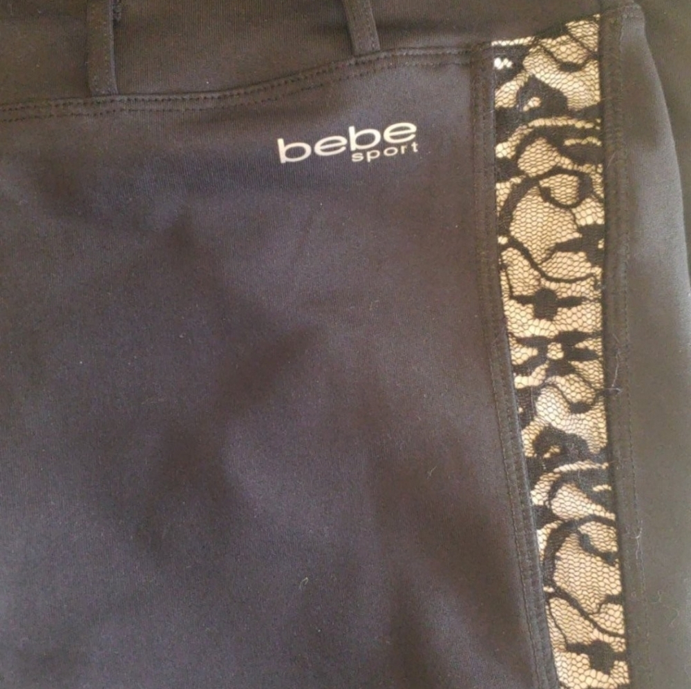 Bebe pants leggings with flare